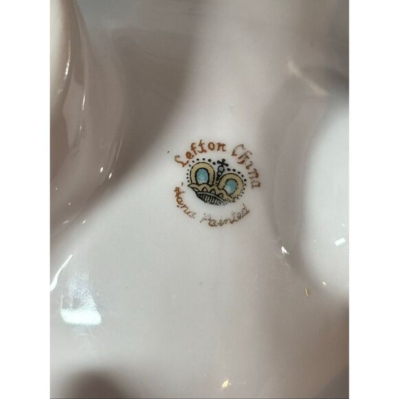 Vintage Lefton Piggy Bank Pig Porcelain Figurine With 3D Flower - Picture 10 of 14